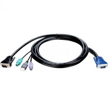 1.8m PS2 KVM cable for KVM-440/450 switch D-Link KVM-401