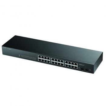 24-port GbE + 2 SFP Smart Managed Switch ZyXEL GS1900-24