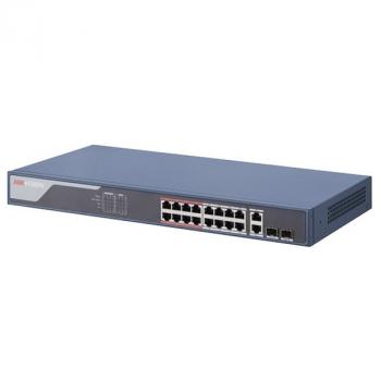 16 Port Fast Ethernet Smart PoE Switch HIKVISION DS-3E1318P-SI