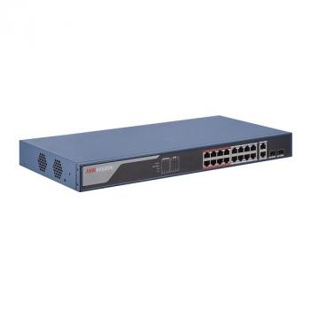 16-Port 100Mbps Fast Ethernet Smart PoE Switch HIKVISION DS-3E1318P-EI