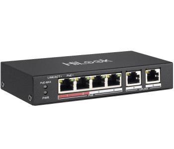 4-Port 100M Unmanaged PoE Switch HILOOK NS-0106P-35