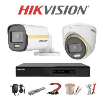 Trọn Bộ 2 Camera IP Hikvision 2MP Full HD 1080P