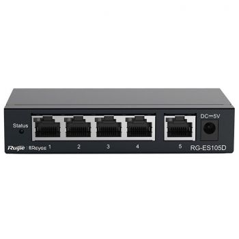 5-port 10/100Base-T Unmanaged Switch RUIJIE RG-ES105D