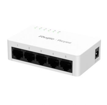 5-Port 10/100/1000Mbps Unmanaged Non-PoE Switch RUIJIE RG-ES05G-L