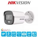 Trọn Bộ 2 Camera ColorVu Hikvision IP 2MP ĐÊM CÓ MÀU, Tầm xa 30m