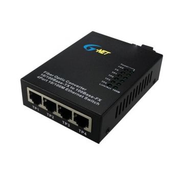 4-port 10/100Base-TX Ethernet Switch G-NET G-UES-1FX4TX-SC20