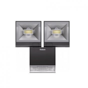 LED Spotlight with Motion Detector THEBEN theLeda S20 W BK