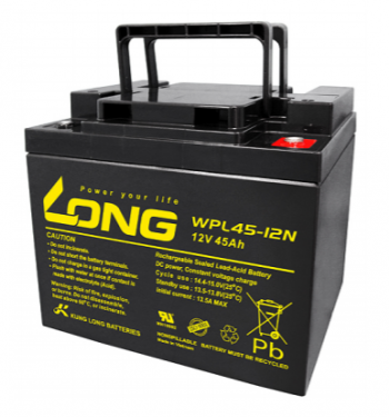 ẮC QUY KÍN KHÍ (VRLA AGM) LONG 12V-45Ah, (WPL45-12; WPL45-12N)