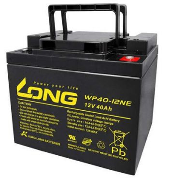 ẮC QUY KÍN KHÍ (VRLA AGM) LONG 12V-40Ah, (WP40-12E; WP40-12NE)