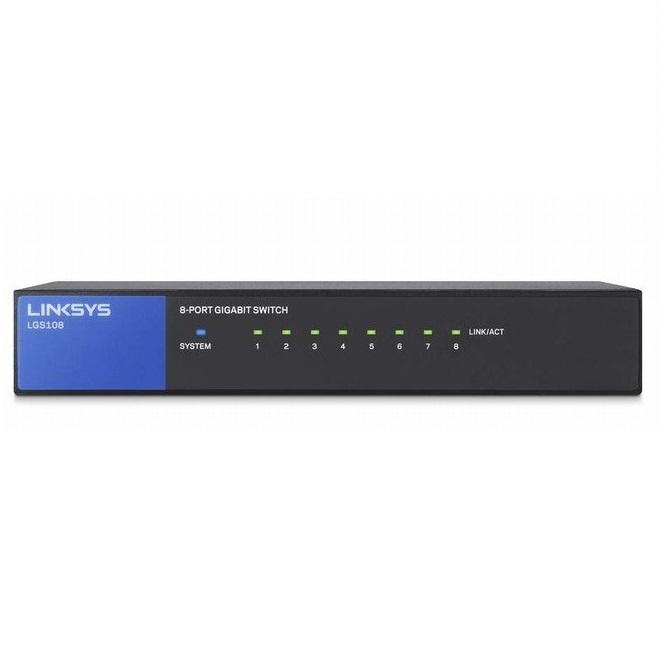 8-Port Business Desktop Gigabit Switch LINKSYS LGS108
