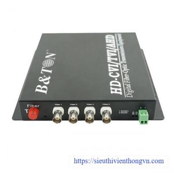 Chuyển đổi Quang-điện Video 4 kênh Converter BTON BT-HD4V1D-T/R